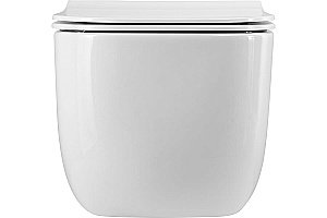 Унитаз подвесной Art&Max MONZA AM232CHR/SC белый, с сиденьем микролифт, безободковый купить в интернет-магазине Sanbest