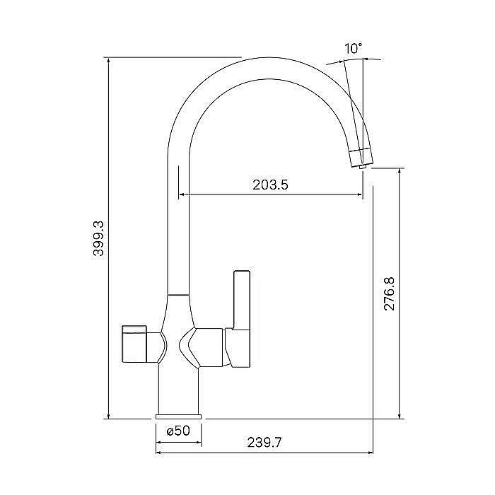 Смеситель для кухни IDDIS Pure PURSBFJi05 купить в интернет-магазине сантехники Sanbest