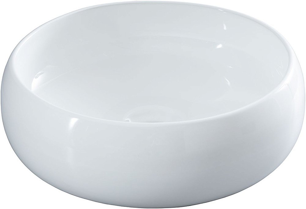 Раковина накладная Aquanet Round-1 36 273679 белая купить в интернет-магазине Sanbest