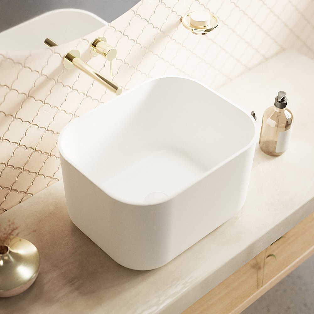 Раковина WhiteCross Lazurit 50x40 0713.050040.200S белая матовая купить в интернет-магазине Sanbest