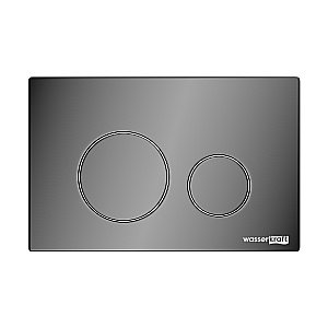 Инсталляция для унитаза WasserKraft Alme 15TLT.010.ME.PB02 кнопка черная глянцевая купить в интернет-магазине сантехники Sanbest