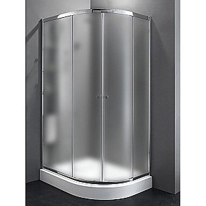 Душевой уголок Cezares 100х120 Anima ANIMA-RH-2-120/100-P-Cr стекло матовое рифленое/профиль хром купить в интернет-магазине Sanbest