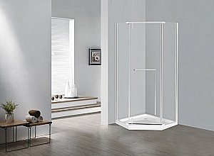 Душевой уголок Esbano Surf ESOGS100PRC 100x100 стекло прозрачное/профиль хром купить в интернет-магазине Sanbest