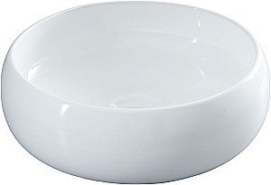 Раковина накладная Aquanet Round-1 36 273679 белая купить в интернет-магазине Sanbest