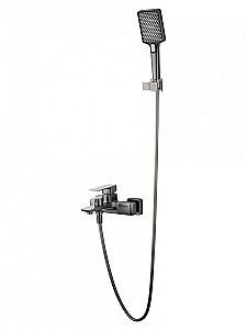 Смеситель для ванны с душем WONZON & WOGHAND EDGE, Темный графит (WW-88639003A-BGM) купить в интернет-магазине сантехники Sanbest