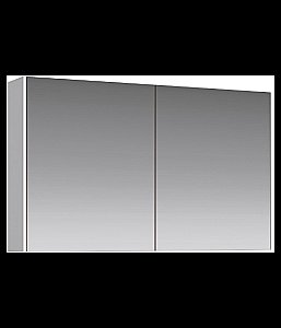 Зеркальный шкаф Aqwella Mobi 100 белый купить в интернет-магазине сантехники Sanbest