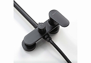 Душевая система Aquatek Ника AQ2860MB черная матовая купить в интернет-магазине сантехники Sanbest