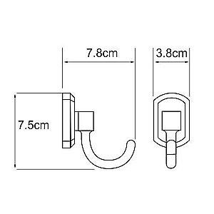 Крючок WasserKRAFT Oder K-3023 купить в интернет-магазине сантехники Sanbest