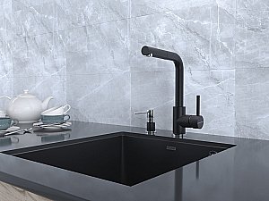 Смеситель для кухни Paulmark Kassel Ka214311-AN антрацит купить в интернет-магазине сантехники Sanbest