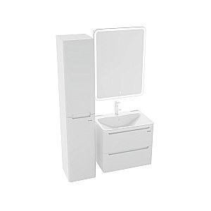 Тумба с раковиной подвесная Grossman АДЕЛЬ 60 белая для ванной в интернет-магазине Sanbest