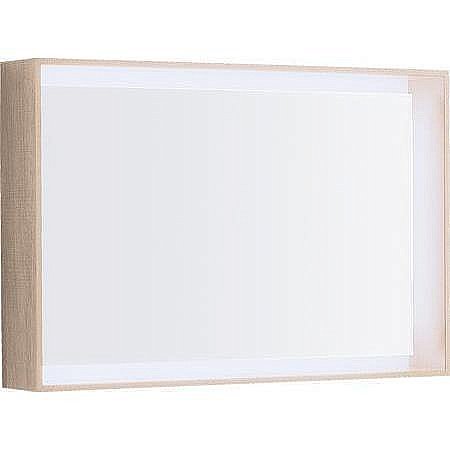 Зеркало с подсветкой Geberit Citterio 835690000 88 светлый дуб в ванную от интернет-магазине сантехники Sanbest