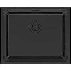 Кухонная мойка Paulmark Yuni 54 YU54-MBN черная матовая купить в интернет-магазине сантехники Sanbest