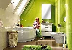 Ванна акриловая Cersanit JOANNA 63334 140x90 купить в интернет-магазине Sanbest