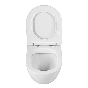 Унитаз подвесной BelBagno SFERA-R BB046CHR/SC/BB026/BB042BL белый, с крышкой микролифт, с инсталляцией, безободковый, слив-торнадо купить в интернет-магазине Sanbest