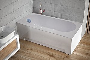 Ванна из искусственного камня Marmo Bagno Лучия 170х70 MB-L170-70 белая купить в интернет-магазине Sanbest