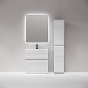 Тумба с раковиной Sancos FOLK Floor FL80FW/CN7012 80 Bianco для ванной в интернет-магазине Sanbest