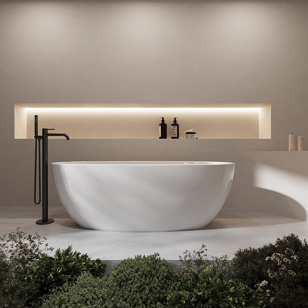 Ванна акриловая Vincea VBT-601-1600 160x80 белая купить в интернет-магазине Sanbest