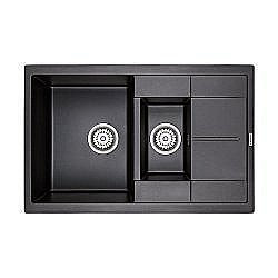 Мойка кухонная Paulmark Feste PM237850-BL Черная купить в интернет-магазине сантехники Sanbest
