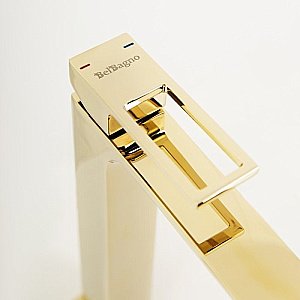 Смеситель для раковины BelBagno LUCE LUC-LMC-ORO-W0 купить в интернет-магазине сантехники Sanbest