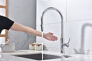 Смеситель для кухни Paulmark Senso Se215180-CR хром купить в интернет-магазине сантехники Sanbest