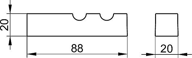 Крючок KEUCO EDITION 90 SQUARE 19115010000 хром купить в интернет-магазине сантехники Sanbest