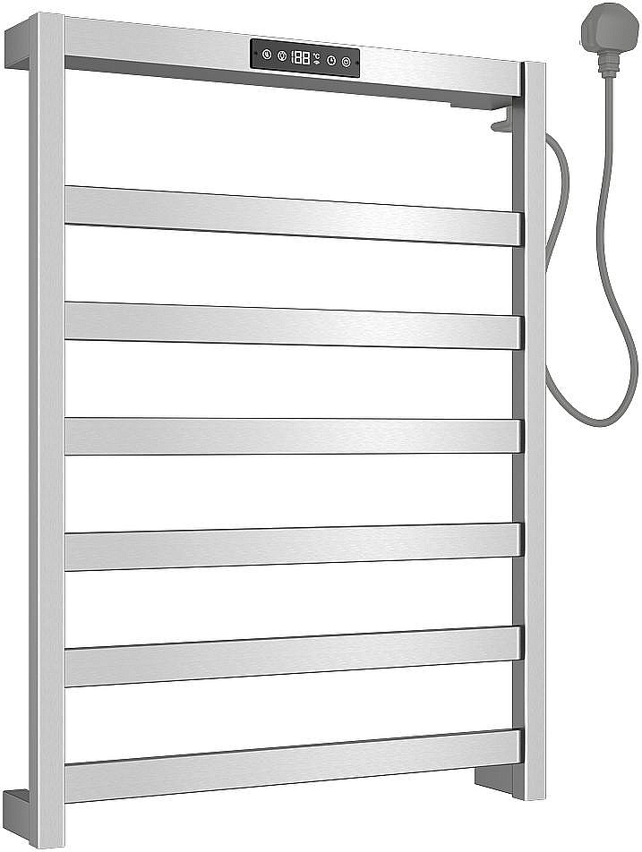 Полотенцесушитель электрический Allen Brau Reality 7.32000-BN никель брашированный купить в интернет-магазине сантехники Sanbest