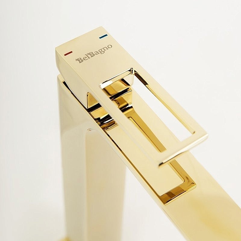 Смеситель для раковины BelBagno LUCE LUC-LMC-ORO-W0 купить в интернет-магазине сантехники Sanbest