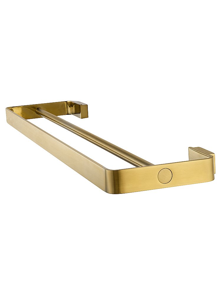 Полотенцедержатель двойной WONZON & WOGHAND LOTTE WW-8311A-BG брашированное золото купить в интернет-магазине сантехники Sanbest