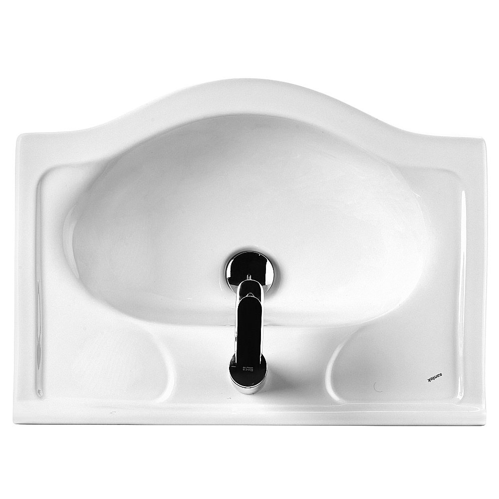 Раковина Corozo Селигер 61 1WH110268 белая купить в интернет-магазине Sanbest