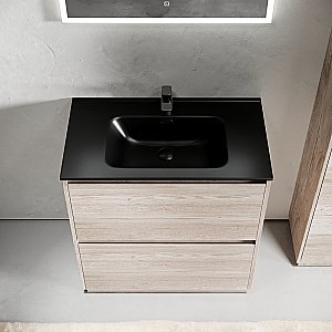 Тумба с раковиной Sancos Libra Floor 100 LB100FEG дуб галифакс натуральный для ванной в интернет-магазине Sanbest