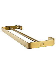 Полотенцедержатель двойной WONZON & WOGHAND LOTTE WW-8311A-BG брашированное золото купить в интернет-магазине сантехники Sanbest