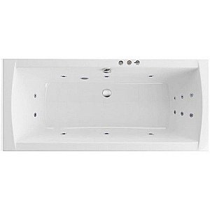 Ванна акриловая Excellent Aquaria Lux Slim SMART WAEX.AQU18S.SMART.CR 180x80 белая с гидромассажем купить в интернет-магазине Sanbest