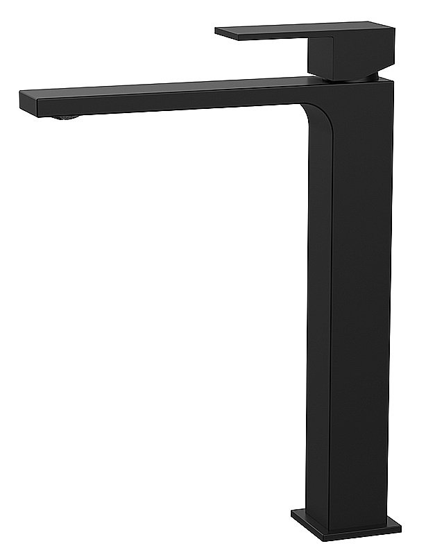 Смеситель для раковины Kaiser Cube 01311-9 черный матовый купить в интернет-магазине сантехники Sanbest