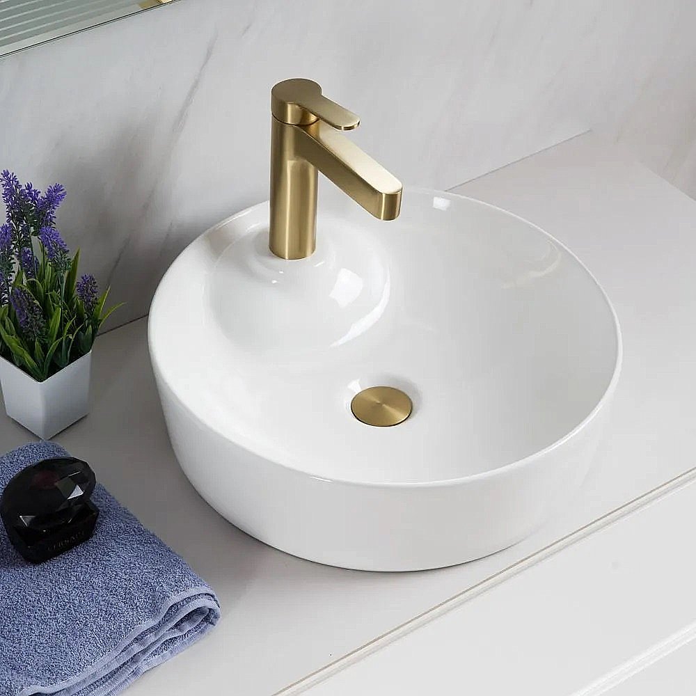 Раковина накладная Belbagno 45 BB1306 белая купить в интернет-магазине Sanbest