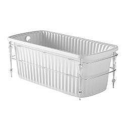 Ванна на лапах Migliore Olivia Console ML.OLV-40.102 белая хром купить в интернет-магазине сантехники Sanbest