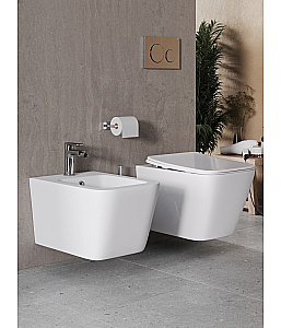 Биде подвесное Agger AT04310 белое купить в интернет-магазине Sanbest