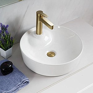 Раковина накладная Belbagno 45 BB1306 белая купить в интернет-магазине Sanbest