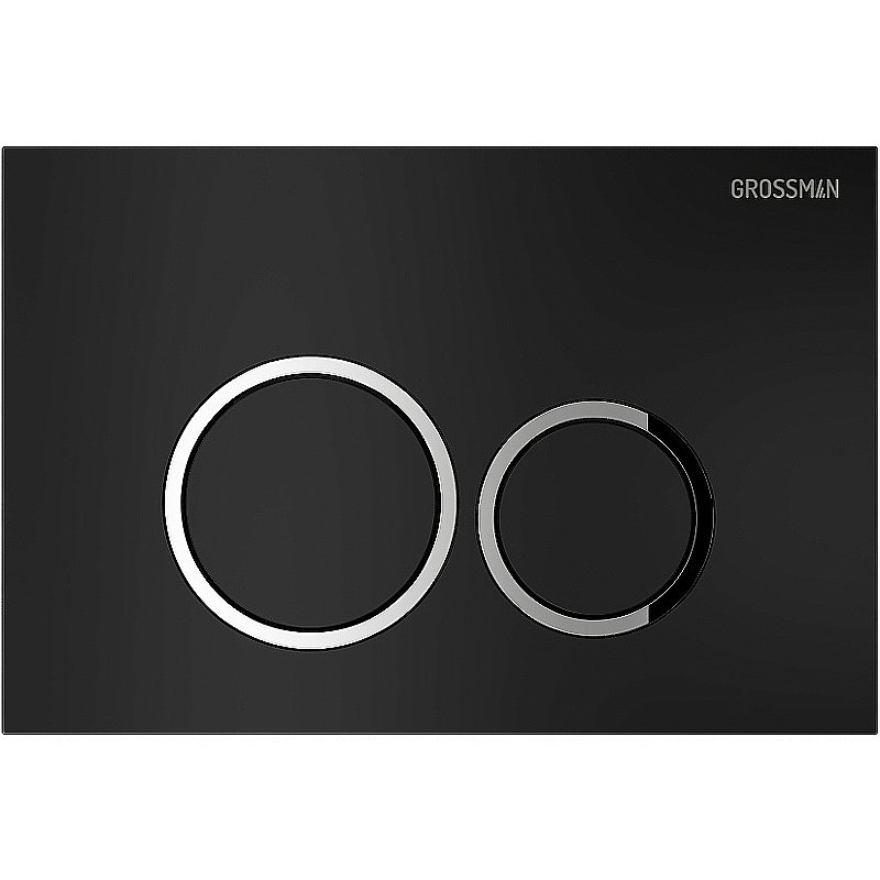 Кнопка для инсталляции Grossman Galaxy 700.K31.01.210.210 черная матовая купить в интернет-магазине сантехники Sanbest