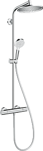 Душевая система Hansgrohe Crometta S Showerpipe 240 1jet 27267000 купить в интернет-магазине сантехники Sanbest