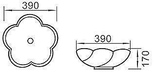 Раковина накладная Ceramalux N 39 9078 белая купить в интернет-магазине Sanbest