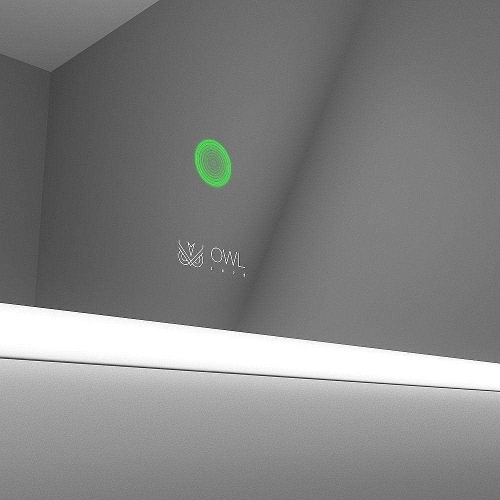 Зеркало с LED подсветкой Owl 1975 Skansen 120 в ванную от интернет-магазине сантехники Sanbest