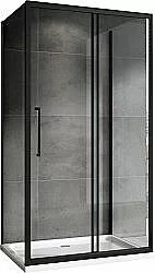 Душевой уголок ABBER Schwarzer Diamant AG30160BH-S100B-S100B 160х100 стекло прозрачное/профиль черный купить в интернет-магазине Sanbest