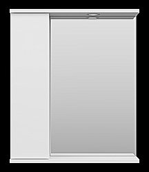 Зеркало со шкафом Misty Лира 60 П-Лир04060-013Л белый в ванную от интернет-магазине сантехники Sanbest