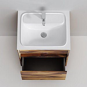 Тумба с раковиной AM.PM Func 60 дуб крафт для ванной в интернет-магазине Sanbest