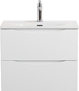 Тумба с раковиной BelBagno MARINO-CER-MINI-500-2C-SO-BL-P Bianco Lucido для ванной в интернет-магазине Sanbest