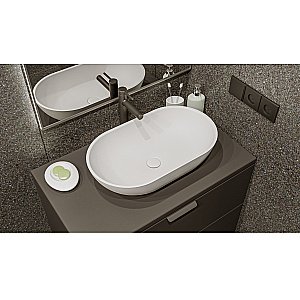 Раковина накладная WhiteCross AMBER 60 0716.060035.200 белая матовая купить в интернет-магазине Sanbest