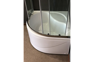 Душевое ограждение Royal Bath RB-L-3001-1 100х100 купить в интернет-магазине Sanbest