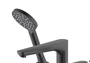 Смеситель для ванны Aquatek Бетта AQ1148MB черный матовый купить в интернет-магазине сантехники Sanbest