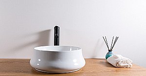 Раковина накладная Gid Esfera 40 N9426 51145 белая купить в интернет-магазине Sanbest