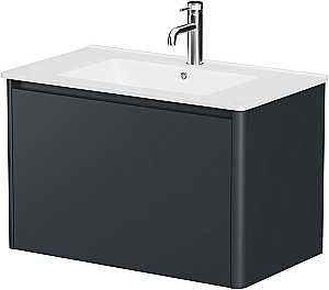 Тумба с раковиной и столешницей Allen Brau Gravity 80 1.370013.AM антрацит матовый для ванной в интернет-магазине Sanbest